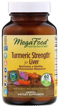 MegaFood Turmeric strength for liver Сила куркумы для печени 60 таблеток 897038 фото