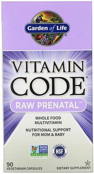 Вітаміни для вагітних Garden of Life Vitamin Code, RAW Prenatal, 90 Vegetarian Capsules (GOL-11392) 682205 фото