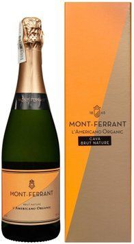 Вино ігристе Codorniu Cava Mont-Ferrant L'Americano Organic Brut Nature біле сухе 0.75 л (FSH_8412074708010) 1361352 фото