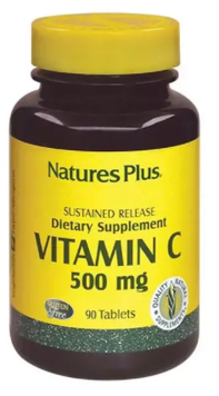 Natures Plus Vitamin C 500 mg Вітамін С 90 таблеток 880666 фото