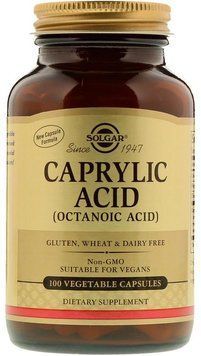 Solgar Caprylic Acid 100 Vegetable Capsules 496822 фото
