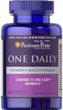 Puritan's Pride Women's One Daily Multivitamins 100 caps 384200 фото