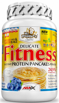Протеїнові панкейки Amix Mr.Popper&acute;s Fitness Protein Pancakes 800g / 13 servings / blueberry-yogurt 1028464 фото