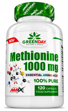 Амінокислота для спорту Amix GreenDay L-Methionine 1000mg 120 caps / 60 servings 1028458 фото