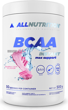 Амінокислота для спорту All Nutrition BCAA Max Support Instant 500 g /50 servings/ Bubble Gum 580256 фото