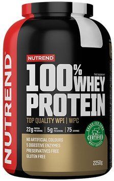 Протеин Nutrend 100% Whey Protein 2250 g /75 servings/ Chocolate Brownies 914084 фото