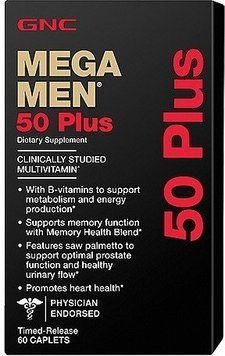 GNC Mega Men 50 Plus 60 caps 381849 фото