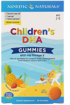Nordic Naturals Children's Dha Gummies 600 mg Рыбий жир для детей 30 жевательных конфет 800634 фото