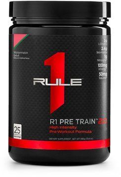 Rule One Proteins R1 Pre Train 2.0 390 g /25 servings/ Watermelon Splash 469056 фото