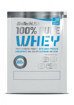 Протеин BioTechUSA 100% Pure Whey 28 g/ 1 serving/ Black biscuit 988389 фото