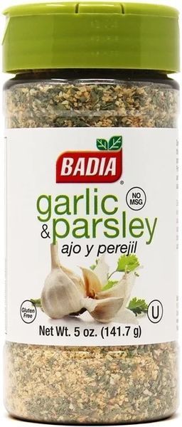 Приправа Badia часник та петрушка 141.7 г (033844004033) 1107370 фото