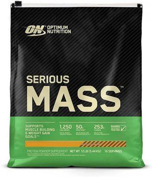 Optimum Nutrition Serious Mass - 5450g Vanilla 1463172 фото