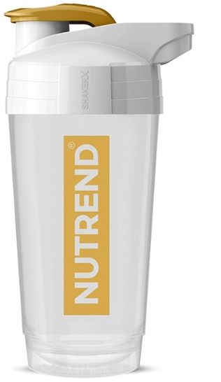 Шейкер Nutrend Shaker 2021 700 ml transparent with gold 1101985 фото