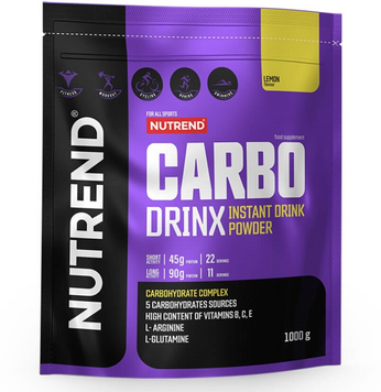Ізотонік Nutrend Carbodrinx 1000 g/11 servings/lemon 1101852 фото
