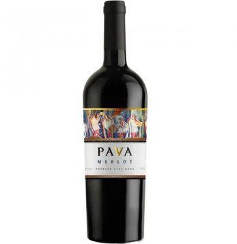 Вино PAVA Merlot, червоне сухе, 0.75л 9.5-14% (DIS4820188110867) 1179269 фото