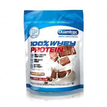 Протеин Quamtrax 100% Whey Protein 500 g /16 servings/ Chocolate 721475 фото