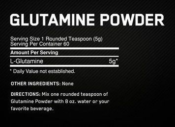 Амінокислота для спорту Optimum Nutrition Glutamine Powder 300 g 385987 фото