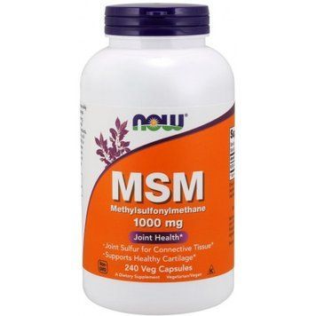 NOW Foods MSM 1000 mg Veg Capsules 240 caps 416674 фото