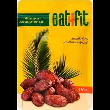Упаковка Финики Eat4fit Меджул королевские 2х150 г (4820212130175) 1219568 фото
