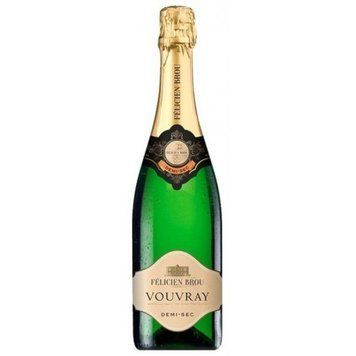 Ігристе вино Les Grands Chais de France Blanc Foussy F&eacute;licien Brou Vouvray Demi-Sec біле напівсухе 11% 0.75 (WHS3188410000173) 1215997 фото