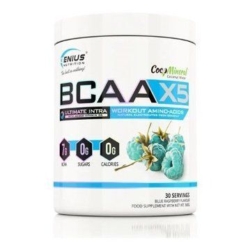 Genius Nutrition BCAA-X5 360 g / 30 servings / Blue raspberry 999671 фото