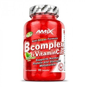 Amix Nutrition B-Complex + Vitamin C B-комплекс + Вітамін С 90 капсул 932754 фото