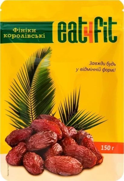 Упаковка Фініки Eat4fit Меджул королівські 2х150 г (4820212130175) 1219568 фото