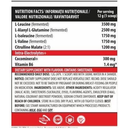 Genius Nutrition BCAA-X5 360 g / 30 servings / Blue raspberry 999671 фото