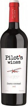 Вино Pilot's Wines червоне напівсолодке 9-13% 0.75 л (DIS_4820188112458) 1353476 фото
