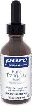 Pure Encapsulations Pure Tranquility liquid Гліцин ГАМК Теанін від стресу 116 мл 926240 фото