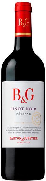 Вино Barton & Guestier Pinot Noir Reserve красное сухое 0.75л (WNF3035131113852) 829114 фото