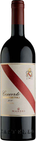 Вино Mazzei Concerto di Fonterutoli Toscana IGT 2020 червоне сухе 14% 0.75 л (VTS2044202) 1225330 фото