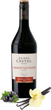 Вино Maison Castel "Cabernet Sauvignon" (напівсухе, червоне) 0.75л (BDA1VN-VCS075-009) 654307 фото