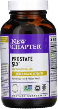 New Chapter Prostate 5LX профілактика простати 60 веганських капсул 799843 фото