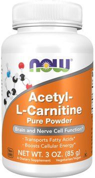 Now Foods Acetyl L-Carnitine Pure Powder - 85g 1454334 фото