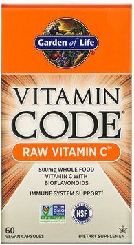 Garden of Life Vitamin Code, RAW Vitamin C, 60 Vegan Capsules (GOL-11381) 682206 фото
