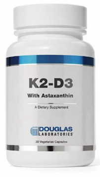 Douglas Laboratories K2-D3 With Astaxanthin Вітаміни К2 Д3 з астаксантіном 30 капсул 836765 фото