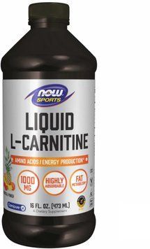 Жиросжигатель Now Foods Carnitine Liquid 1000mg - 473ml Tropical Punch 1451420 фото