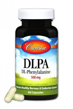 Carlson Labs DLPA 500 mg 60 caps Фенілаланін 487691 фото
