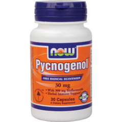 NOW Foods Pycnogenol 30 mg 30 caps 418004 фото