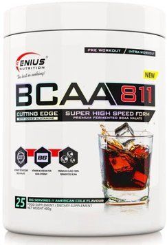 Аминокислота для спорта Genius Nutrition BCAA 8:1:1 400 g / 25 servings / Cola 999673 фото