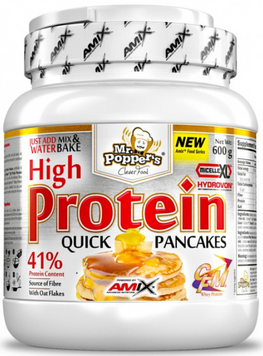 Протеїнові панкейки Amix Mr.Popper's High Protein Pancakes 600 g / 10 servings / chocolate-coconut 1028465 фото