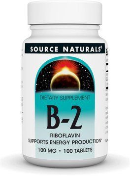 Source Naturals Vitamin B-2 100 mg - 100 Tablets 1452193 фото