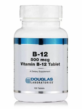 Douglas Laboratories Vitamin B-12 500 mcg Вітамін В12 100 таблеток 776625 фото
