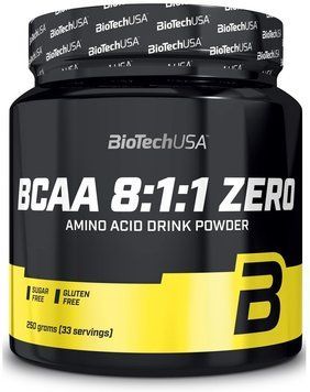 Амінокислота для спорту BioTechUSA BCAA 8: 1: 1 Zero 250 g / 33 servings / Ice Tea Peach 689058 фото