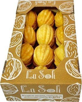 Печиво La Sofi Горіхи зі згущеним молоком 12 шт. 285 г (4820175571718) 1386078 фото