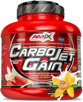 Гейнер Amix CarboJet Gain 2250 g /45 servings/Vanilla 966112 фото