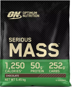 Гейнер Optimum Nutrition (EU) Serious Mass 5450 g / 16 servings / chocolate 1386896 фото