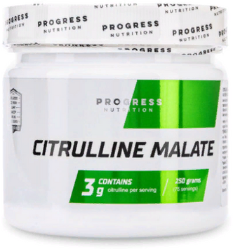 Амінокислота для спорту Progress Nutrition Citrulline Malate 250 g / 75 servings / Blue Raspberry 812314 фото