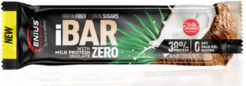 Протеиновый батончик Genius Nutrition iBar Zero 50 g / 1 servings / wild coconut 1078457 фото